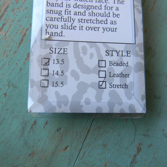 NEW ERIMISH ICE MINT GEO STRIPED APPLE WATCH BAND - Picture 3 of 3